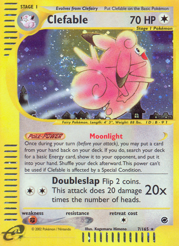 Clefable (7/165) [Expedition: Base Set]