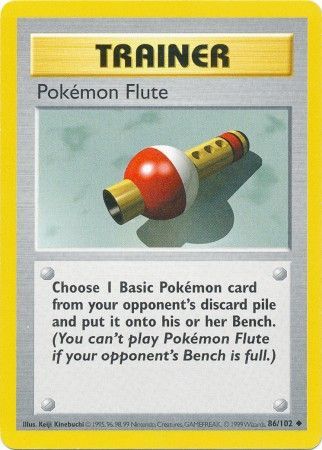 Pokemon Flute (86/102) [Base Set Shadowless Unlimited]