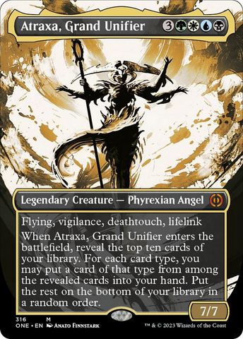 Atraxa, Grand Unifier (Borderless Ichor) [Phyrexia: All Will Be One]
