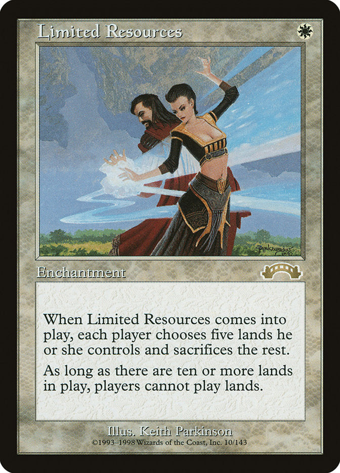 Limited Resources [Exodus]