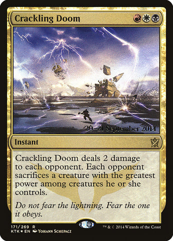 Crackling Doom [Khans of Tarkir Prerelease Promos]