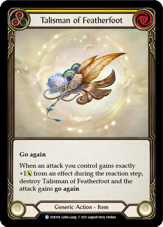 Talisman of Featherfoot [EVR190] 1st Edition Cold Foil